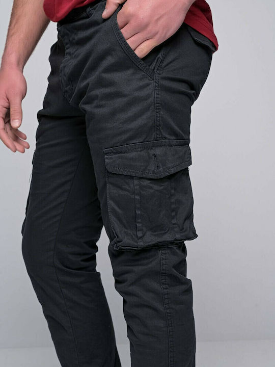 Ben Tailor Παντελόνι Cargo Μαύρο