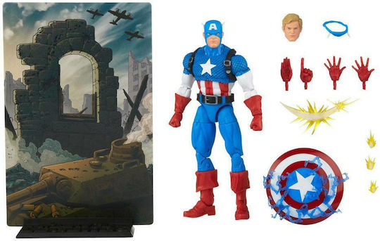Φιγούρα Δράσης Captain America Marvel Legends Captain America για 4+ Ετών 15εκ.