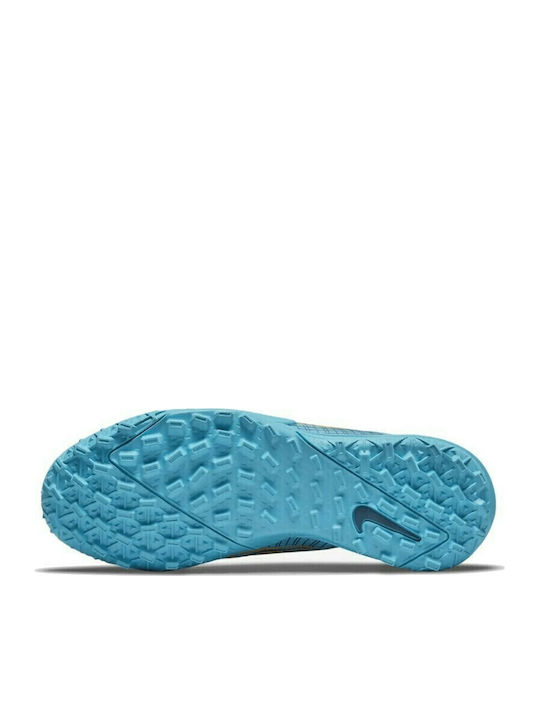 Mercurial Kids Turf Soccer Shoes Light Blue