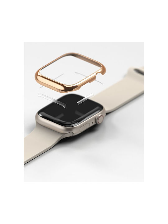 Ringke Bezel Styling Plastic Case Rose Gold Colour for Apple Watch 41mm
