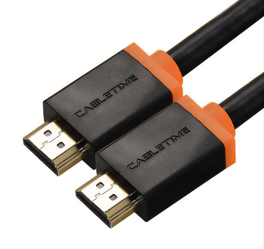 Cabletime AV540 HDMI 2.0 Premium High Speed 4K 60Hz HDR Cable HDMI male - HDMI male 3m Μαύρο