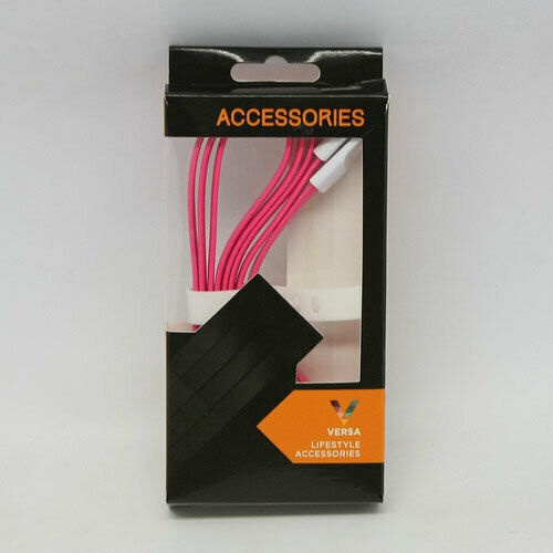 Versa Flat Magnetic USB to Lightning Cable Fuchsia 1m (34.912.0183)