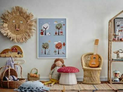 Beanbag Mushroom Multicolour 37x30cm