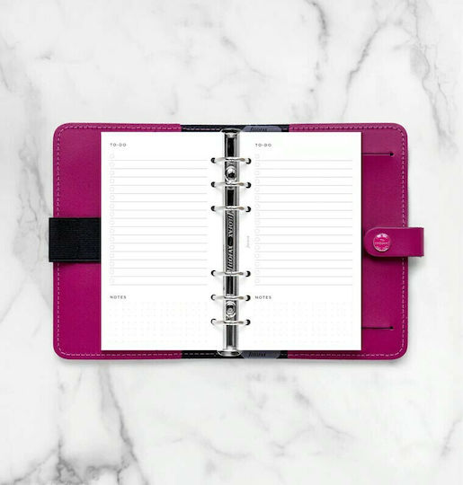 Filofax Personal Rezerve cu Pagini Albe Alb