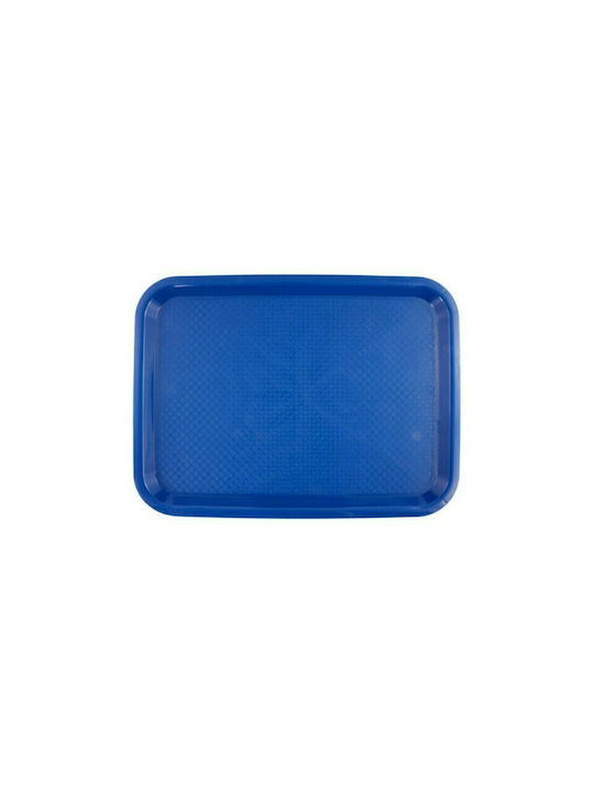 Rectangle Tray of Plastic In Blue Colour 28x20cm 1pcs