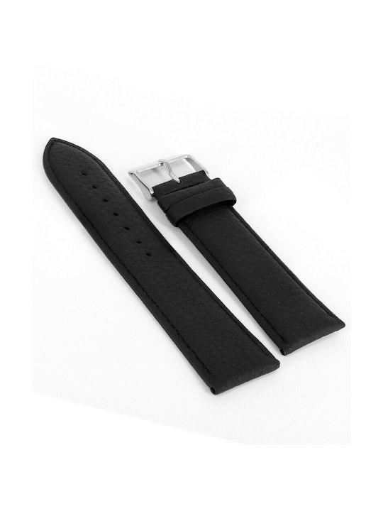 Tzevelion ART983F Leather Strap Black 22mm