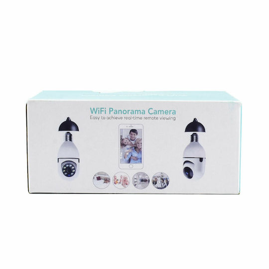 Cameră Ascunsă WiFi Lampă facială cu Slot pentru Card de Memorie și Senzor de Mișcare