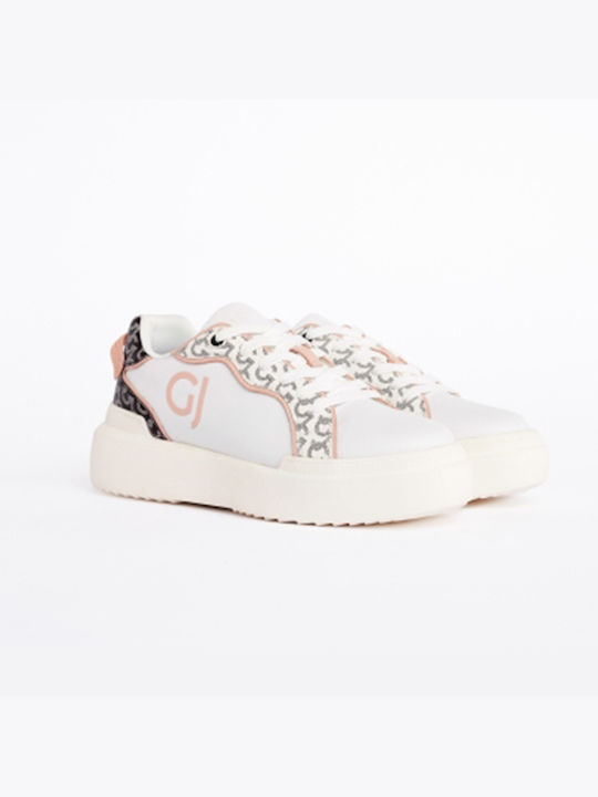 Gaudi V23-62203 Γυναικεία Flatforms Sneakers Λευκά