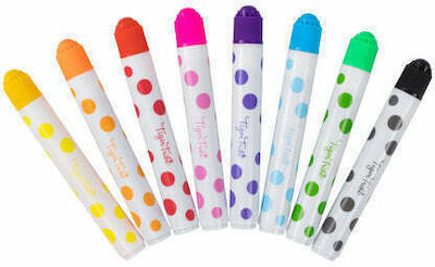 Tiger Tribe Dot Paints Drawing Markers Set 8 Colors 3770135