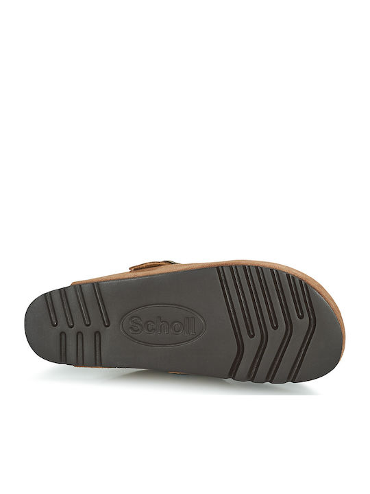 Fae Leather Winter Women's Slippers Brown