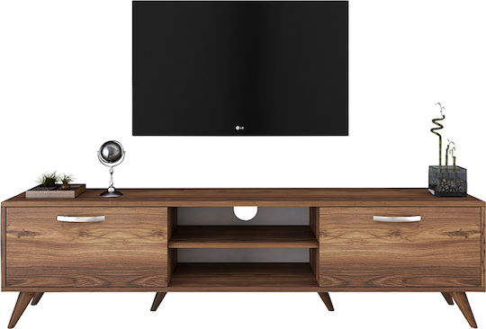TV-Möbel Hölzernes Sabian Walnut L180xB35xH48.5cm