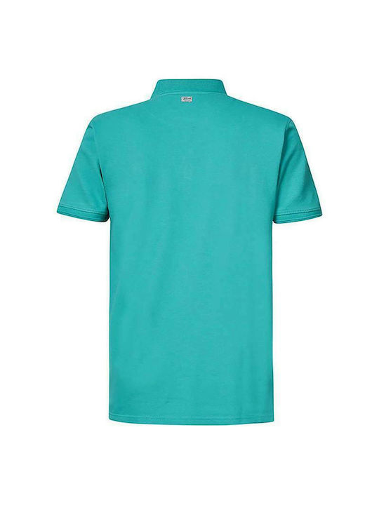 Petrol Industries Ανδρικό T-shirt Polo Mint