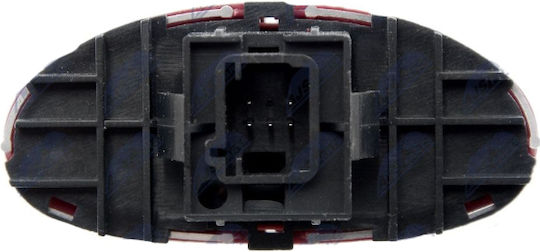 NTY Car Hazard Switch for Peugeot 206 1998+ 5pin Red