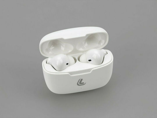 Lampa Sion 5.0 In-ear Bluetooth Handsfree Ακουστικά με Θήκη Φόρτισης Λευκά