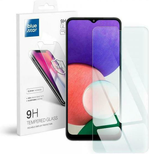 Blue Star Tempered Glass (Galaxy A22 4G)