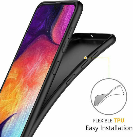 Ancus Задна корица Силикон Черен (Redmi 9A / 9AT)