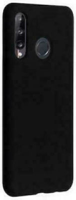 Forcell Silicone Back Cover Black (Huawei P40 Lite E)