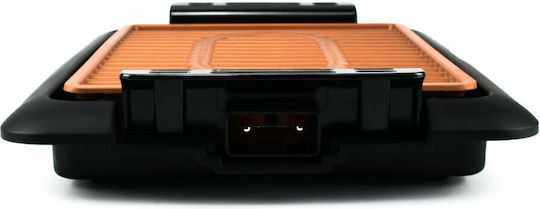 Andowl Tabletop Electric Grill Grill 1000W Inox