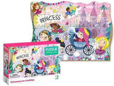 Puzzle pentru Copii Princesses on a Holiday pentru 3++ Ani 30buc Dodo