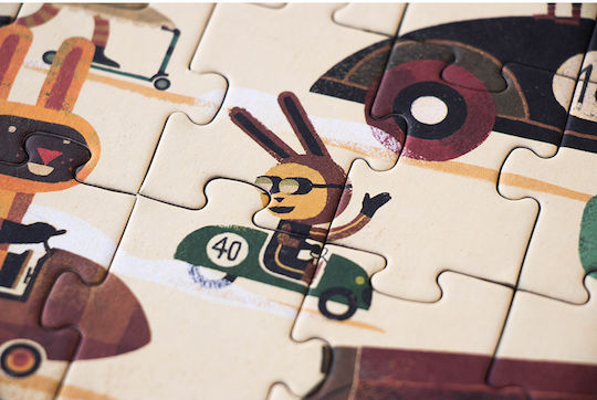 Παιδικό Puzzle Βρούμ Βρούμ για 4+ Ετών 50pcs Londji
