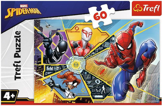 Kids Puzzle Spiderman on the Web for 4++ Years 60pcs Trefl