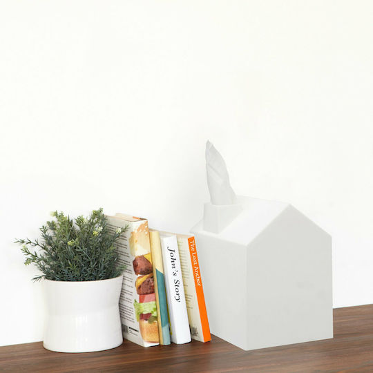 Umbra Suport pentru șervețele Plastică Albă 13x13x17cm 023340-660 Umbra Suport pentru șervețele Plastică Albă 13x13x17cm 023340-660