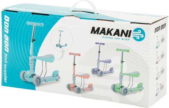 Kikka Boo Παιδικό Πατίνι 4 in 1 BonBon Candy Τρίτροχο με Κάθισμα για 3+ Ετών Ροζ