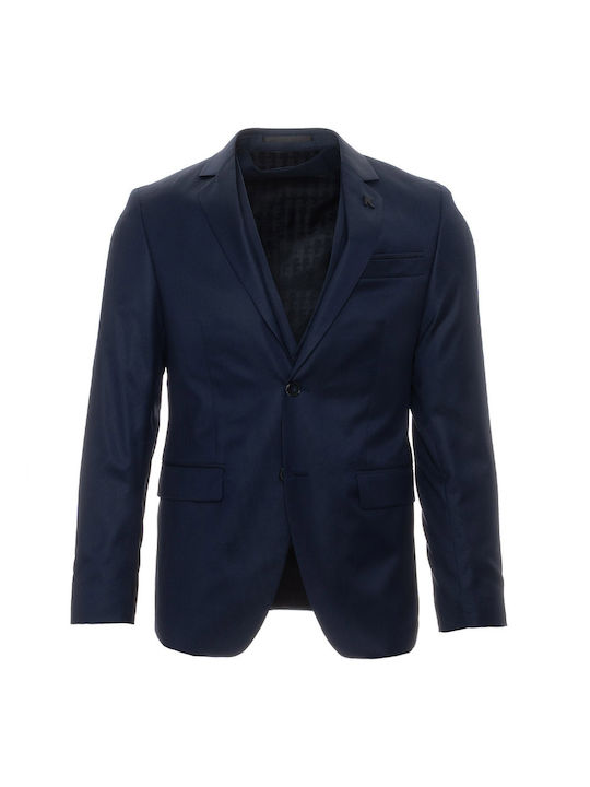 Karl Lagerfeld Men's Suit with Vest Navy Blue