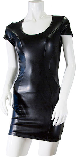 Guilty Pleasure Short Dress with Cleavage Dress Black