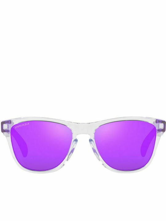 Oakley Frogskins Butterfly Kids Sunglasses with Polarized Transparent Lens