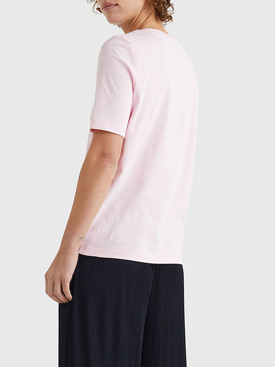 Tommy Hilfiger Γυναικείο T-shirt Pastel Pink