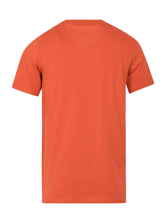 Paco & Co Herren T-Shirt Kurzarm Orange