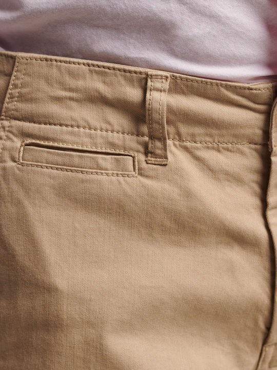 Ovin Vintage Officer Men's Shorts Chino Beige