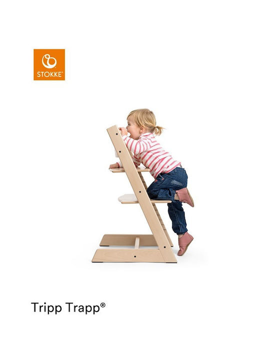 Stokke Tripp Trapp Καρεκλάκι Φαγητού με Ρυθμιζόμενο Ύψος Storm Grey