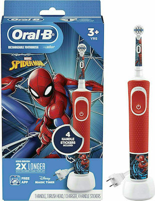 Oral-B Spiderman Electric Toothbrush for 3+ years