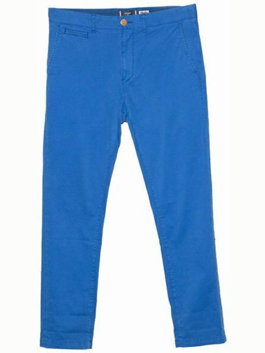 Παντελόνι Chino Ελαστικό σε Slim Εφαρμογή Μπλε