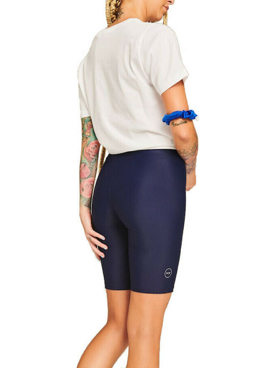 Amaryllis Matte Everyday Women's Bike Leggings Matte Dark Blue