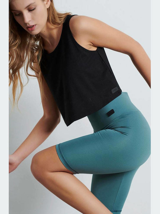 1221-903114 Women's Bike Training Legging High Waisted Blue