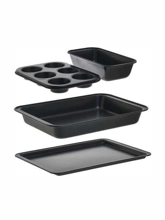 Click Non-stick Inox Baking Pan 4pcs