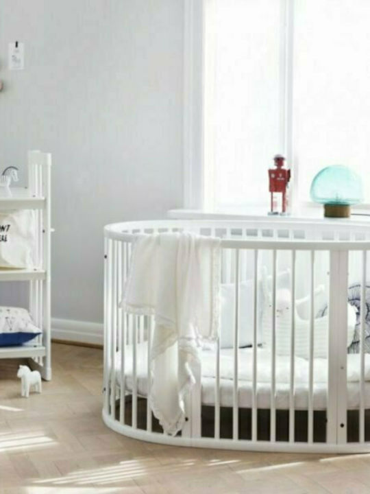 Stokke Люлка Sleepi™ Мъгливо Сива с Колелца