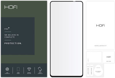Hofi Premium Pro+ Full Face Tempered Glass Μαύρο (Motorola Moto G22)