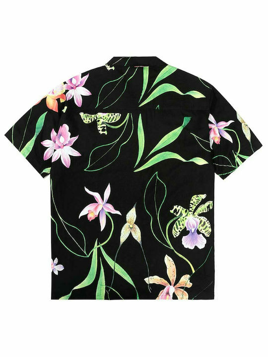 The Hundreds Gies Cămașă Bărbătească Cu mânecă scurtă Floral Multicolor