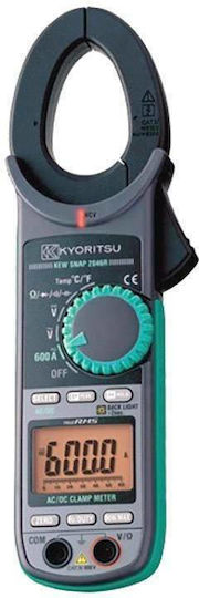 Kyoritsu Αμπεροτσιμπίδα Ψηφιακή 600A AC 2046R True RMS με Ακροδέκτες