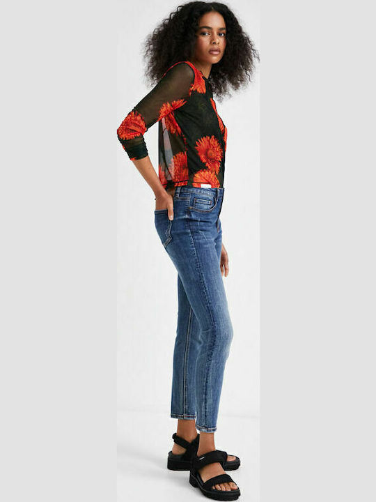 Blugi de damă cu croială skinny