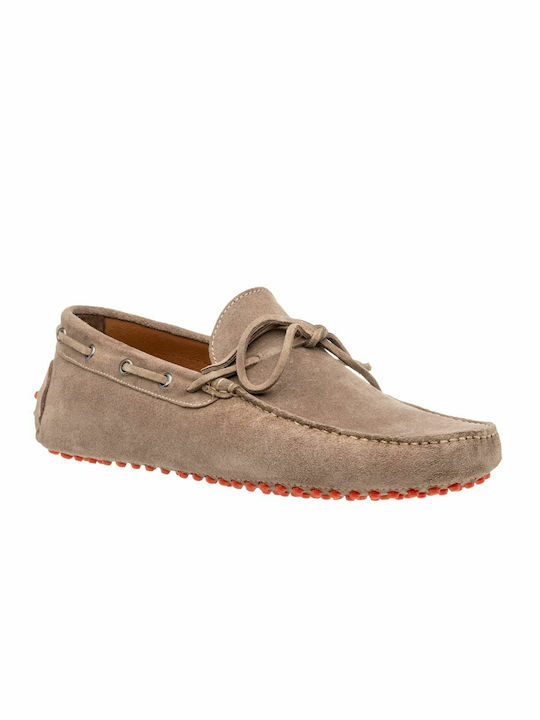 Damiani Men's Boat Shoes Cigar