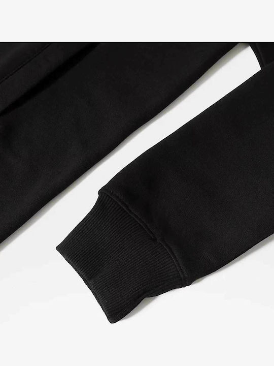 Zumu Mini Athletic Dress Long Sleeve Hooded Black