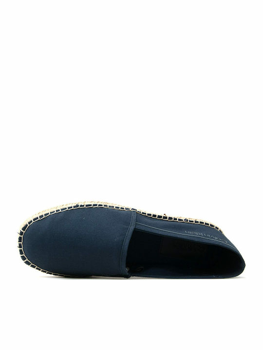 Stoff Herren Espadrilles in Blau Farbe