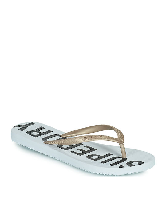 Women's Flip Flops Gold
