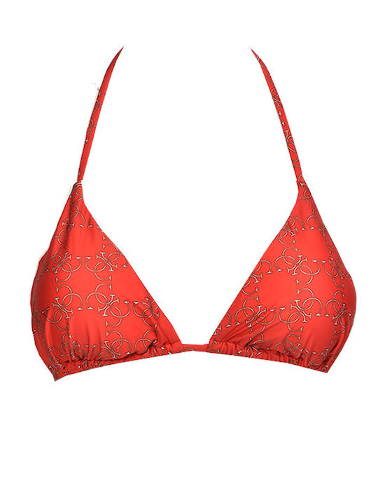 4G Logomania Bikini Τριγωνάκι Κόκκινο