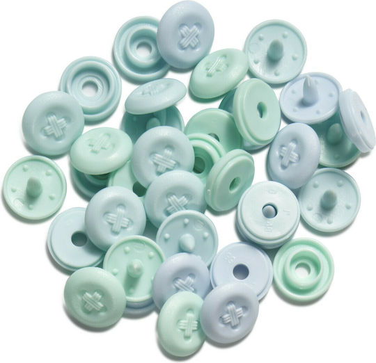 Prym Color Snaps Κούμπωμα Ρούχων από Πλαστικό 0.9εκ. 36τμχ